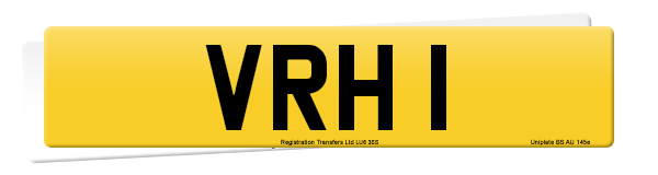 Registration number VRH 1
